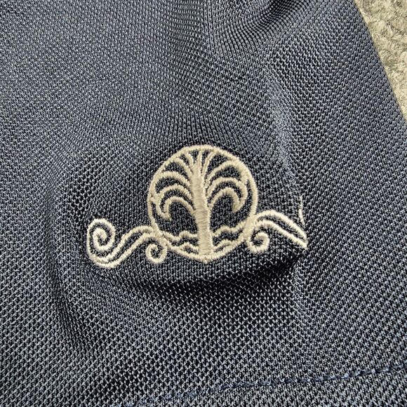 FootJoy Shirt Mens Medium Blue Green Colorblock Polo Short Sleeve Performance - Picture 9 of 16